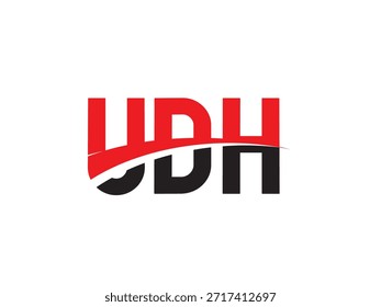 Letras de UGH aisladas en el fondo blanco, logotipos del Vector