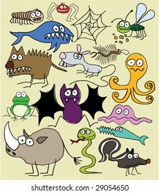 Ugly animals.