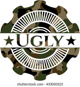 Ugly camouflaged emblem