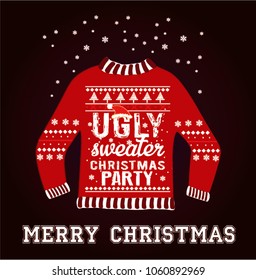 Ugly christmas party sweater