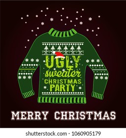 Ugly christmas party sweater