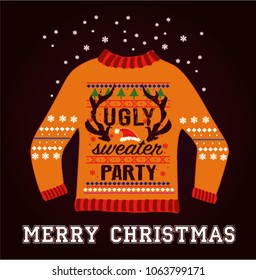 Ugly christmas party sweater