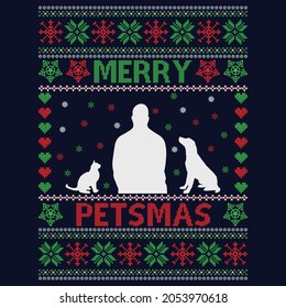 Ugly Christmas sweater, t-shirt design