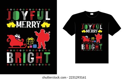 Ugly Christmas Sweater typography apparel Vintages Christmas T-shirt design Christmas merchandise designs, hand-drawn lettering for apparel fashion. Christian religion quotes saying for print