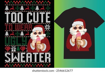 ugly crhistmas sweter design make for holiday christmas days