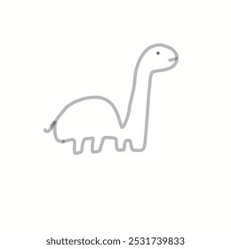 Desenho de dinossauro feio em fundo branco