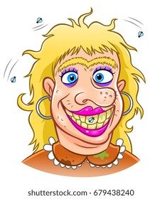 Cartoon Ugly Woman Images Stock Photos Vectors Shutterstock
