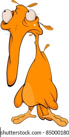 Ugly duckling. Cartoon