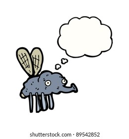 ugly fly cartoon character