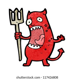 ugly little devil cartoon