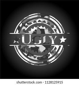 Ugly on grey camo pattern