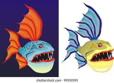 ugly, scary fish