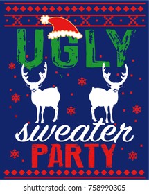 Ugly sweater christmas party