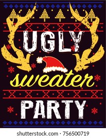 Ugly sweater holiday