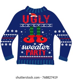 ugly sweater cartoon