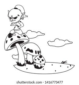 ugly troll in the camp magic character