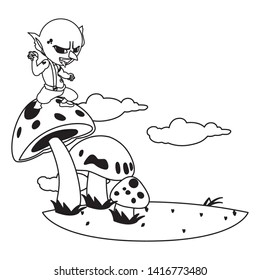 ugly troll in the camp magic character