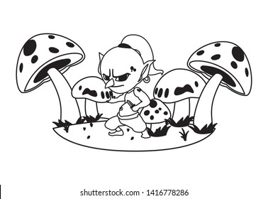 ugly troll in the camp magic character