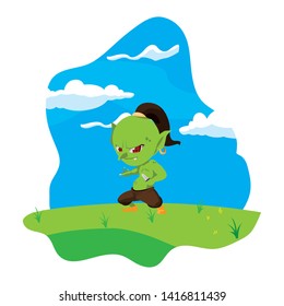 ugly troll in the camp magic character
