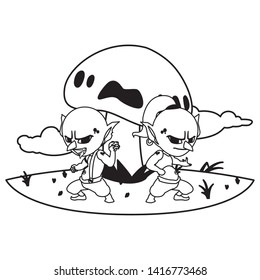 ugly trolls in the camp magic character