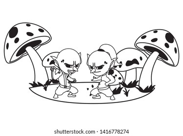 ugly trolls in the camp magic character