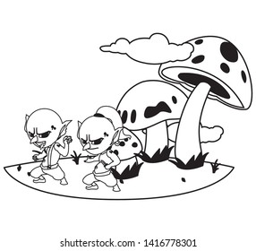 ugly trolls in the camp magic character