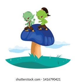 ugly trolls in the camp magic character