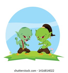 ugly trolls in the camp magic character