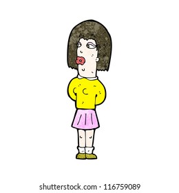 ugly woman cartoon