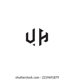 UH abstract concept in high quality professional design that will print well across any print media