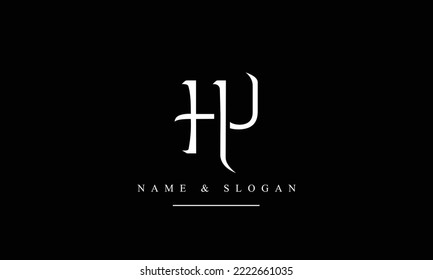 UH, HU, U, H abstract letters logo monogram