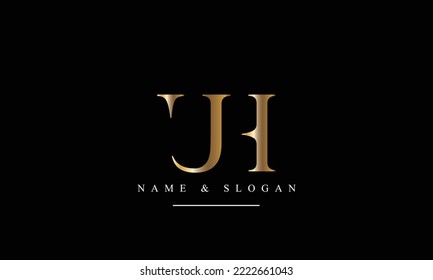 UH, HU, U, H abstract letters logo monogram
