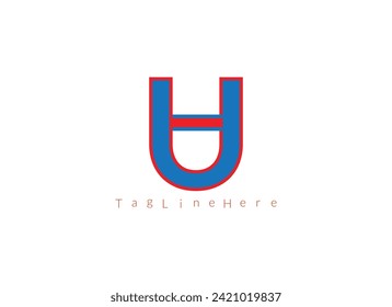 UH latter logo useful and unique latter