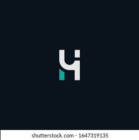 UH letter designs for logo and icons