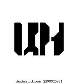 UH logo in modern robot style