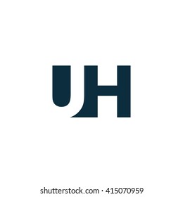 Uh Logo Vector Graphic Branding Letter Stock Vector (Royalty Free ...