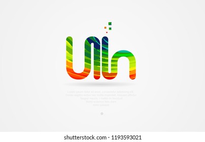 Uh U H Alphabet Letter Logo Stock Vector (Royalty Free) 1193593021 ...