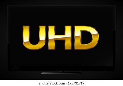 UHD Television | EPS10 Vector