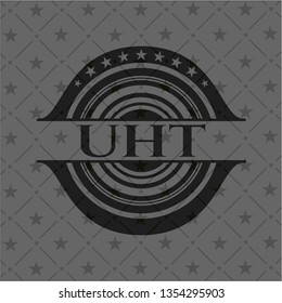 UHT dark emblem. Retro