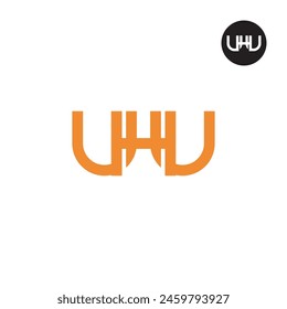 UHU Logo Letter Monogram Design