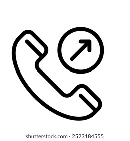 Icono de llamada de interfaz de usuario, icono de contacto