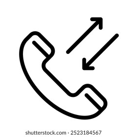 Icono de llamada de interfaz de usuario, icono de contacto