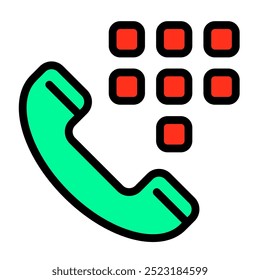 Icono de llamada de interfaz de usuario, icono de contacto