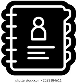 Symbol für Benutzeroberflächenaufruf, Kontaktsymbol