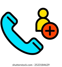 Ícone de chamada de interface do usuário, Ícone de contato