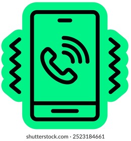 Icono de llamada de interfaz de usuario, icono de contacto