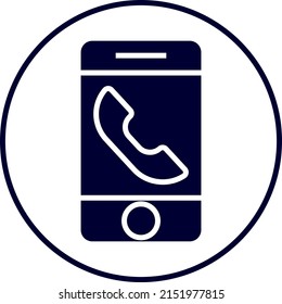 UI Call, illustration, vector on a white background.
