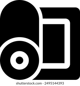 Ilustración del icono del Vector de alfombra de UI. Estilo de pictograma