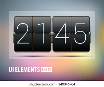 Ui clock for web and mobile applications
