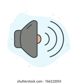 UI colored icon volume